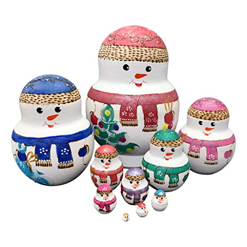 russian christmas stacking dolls