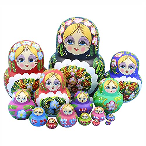 15 piece russian nesting dolls