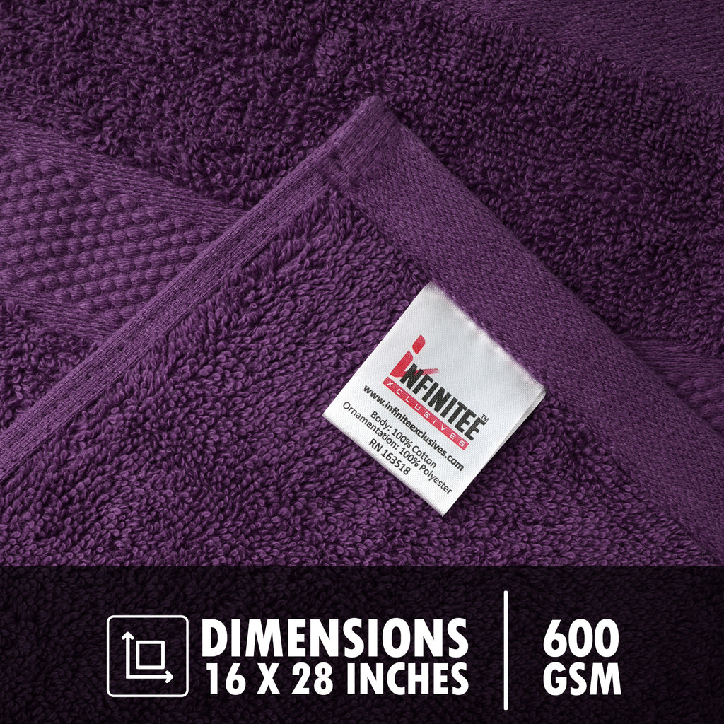 purple bathroom hand towels