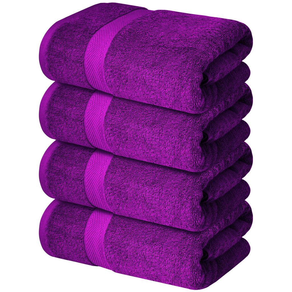 bath towel purple