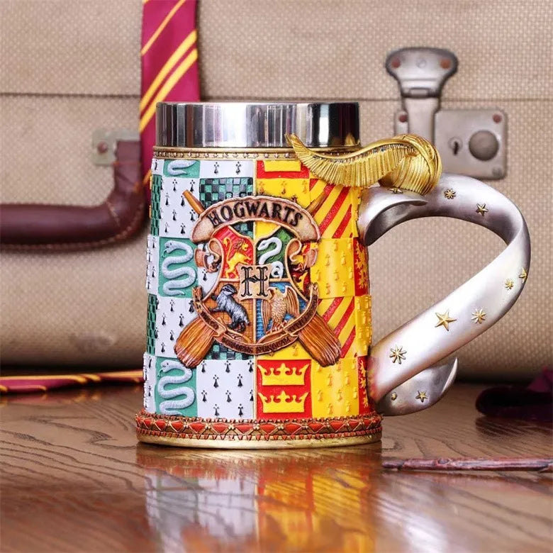 #HarryPotter #SchoolOfMagic #StainlessSteel #ResinMug #DurableDesign #ExclusiveDesign #ShockResistant #ScratchResistant #EasyToClean #FanMerchandise