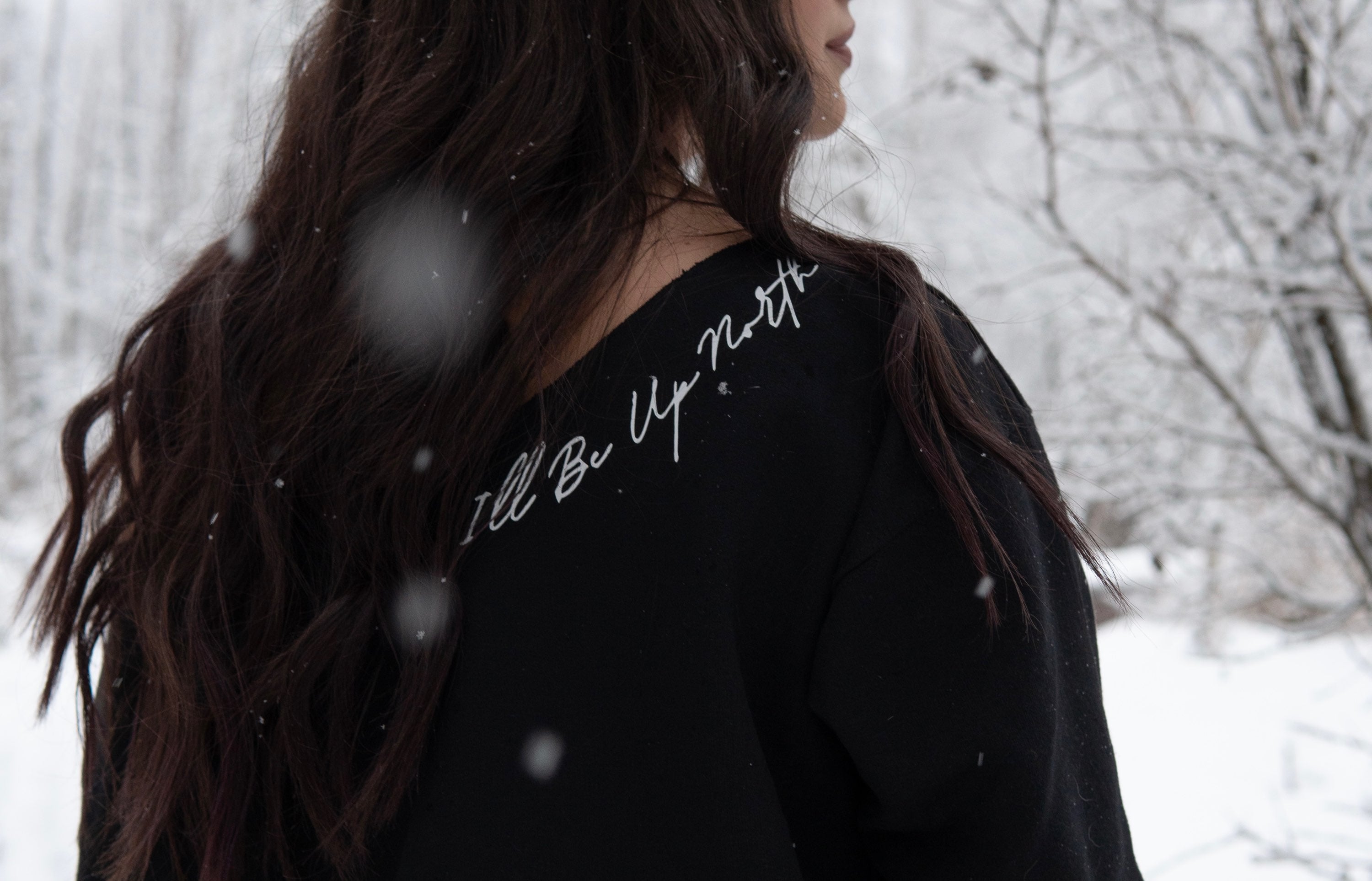 black and white off the shoulder sweater