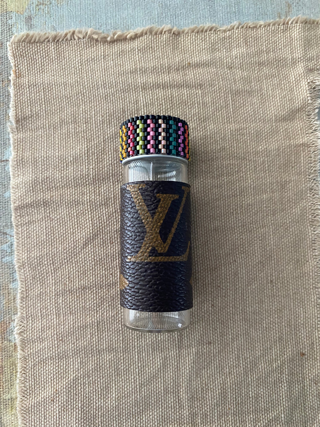 Upcycled repurposed Louis Vuitton compact mirror – slashKnots