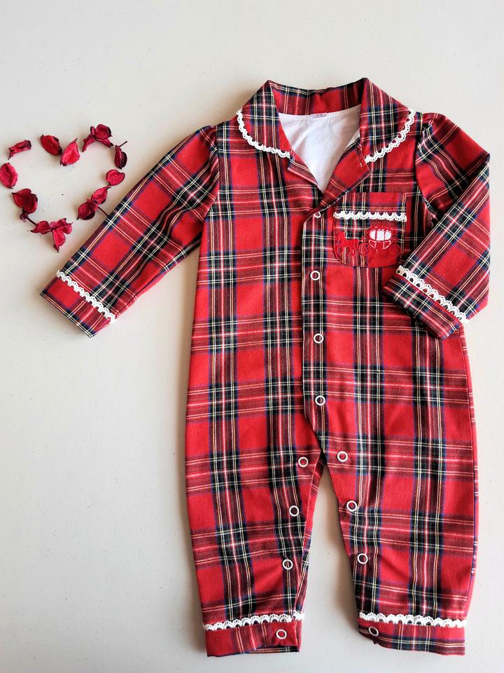 Beau Kids Olive Velvet Pyjamas – Sloane and Faith