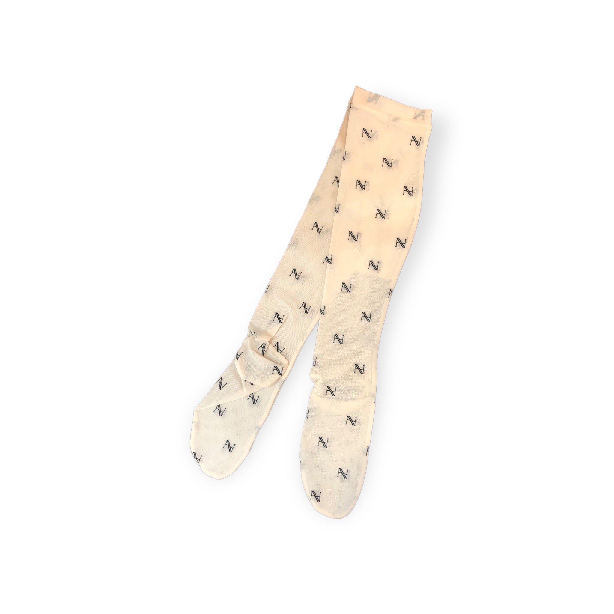 HAENGNAE新品未使用KISHIMEN LOGO SOCKS/beige 人気ブラドン 3960円