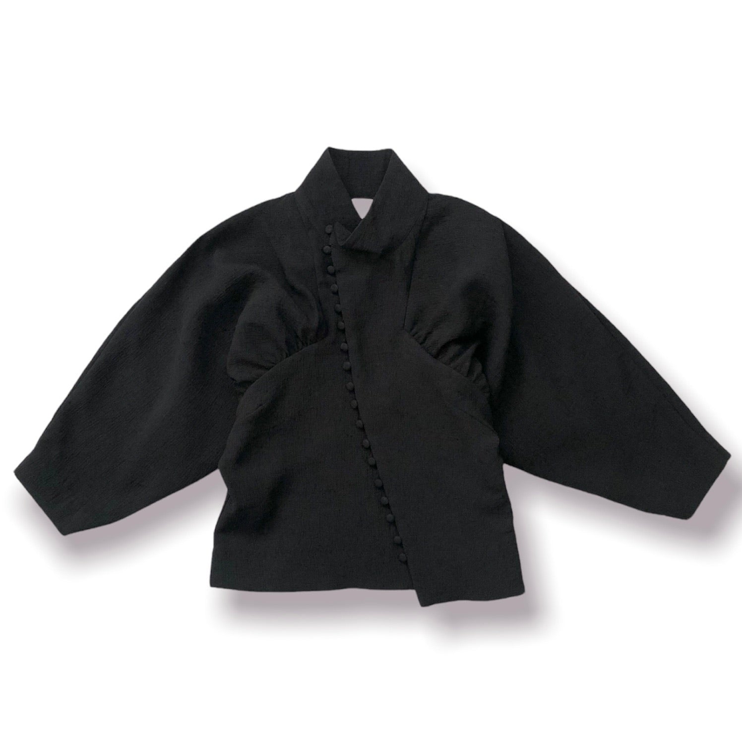 Tomi China Blouse Black teloplan チャイナ ブラウス