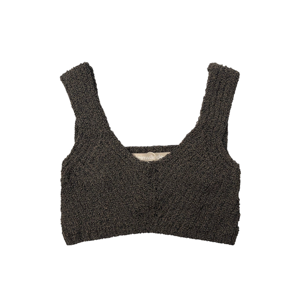 leinwande ラインヴァンドperforated crop top | everrich.hk