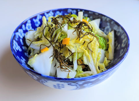 柚子ひじきと白菜のサラダ