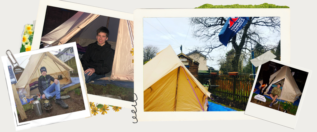 a boy and his classic bell tent - 100 nights and counting