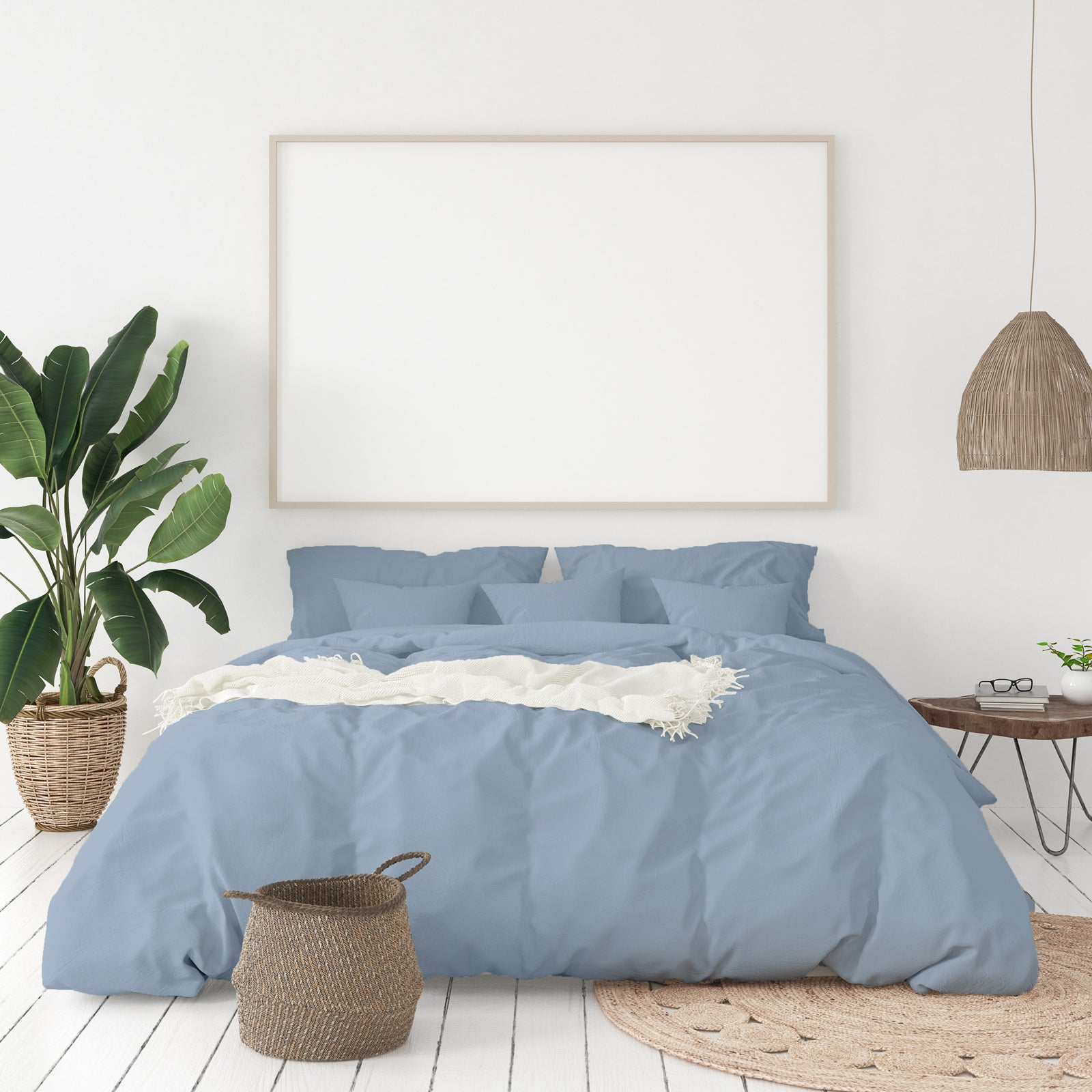 blue black duvet cover