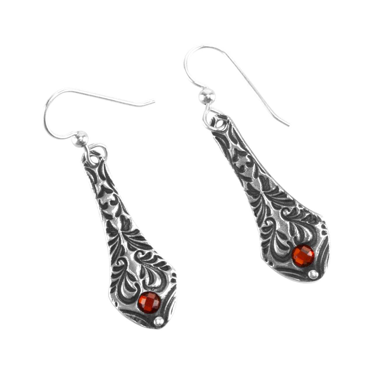 phoenix fine silver earrings