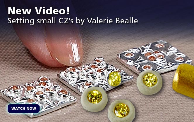 Setting Small Gemstones in Silver Metal Clay