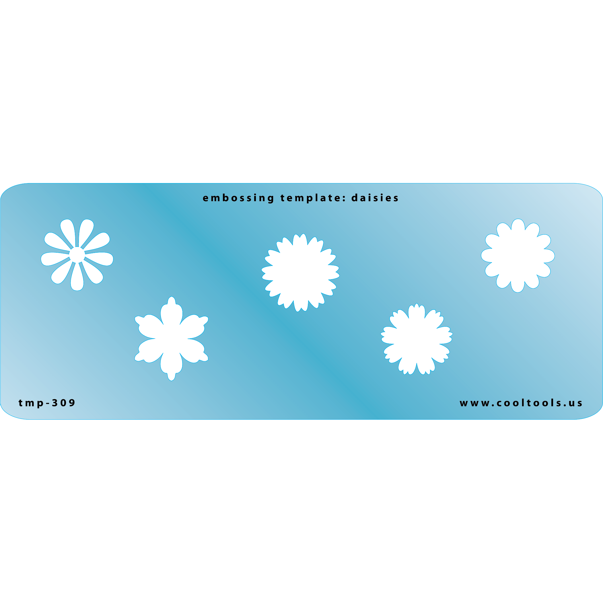 Embossing Template - Daisies