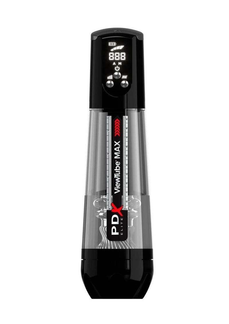Pdx Elite Viewtube Max View Rechargeable Stroker