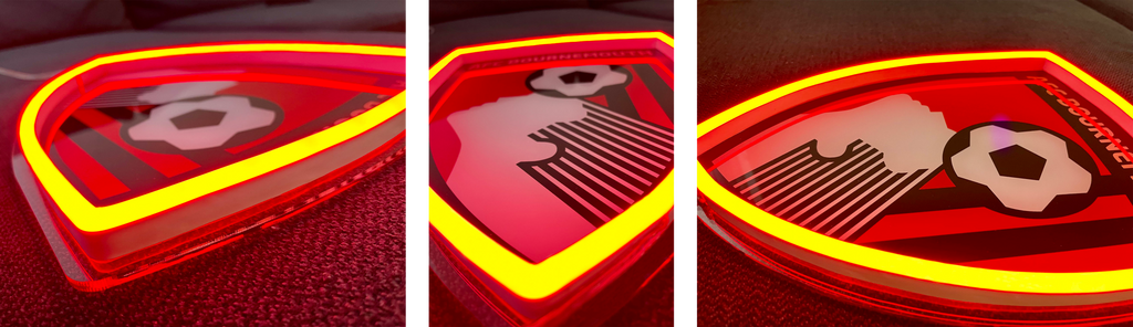 AFCB UV-PRINT CREST LED NEON SIGN