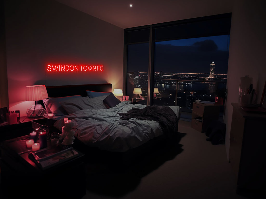 SWINDON TOWN FC LED NEON SIGN