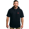 Picture of Tri-Blend Fleece Short Sleeve Hooded Pullover - Red Logo