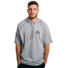 Picture of Tri-Blend Fleece Short Sleeve Hooded Pullover - Black Logo