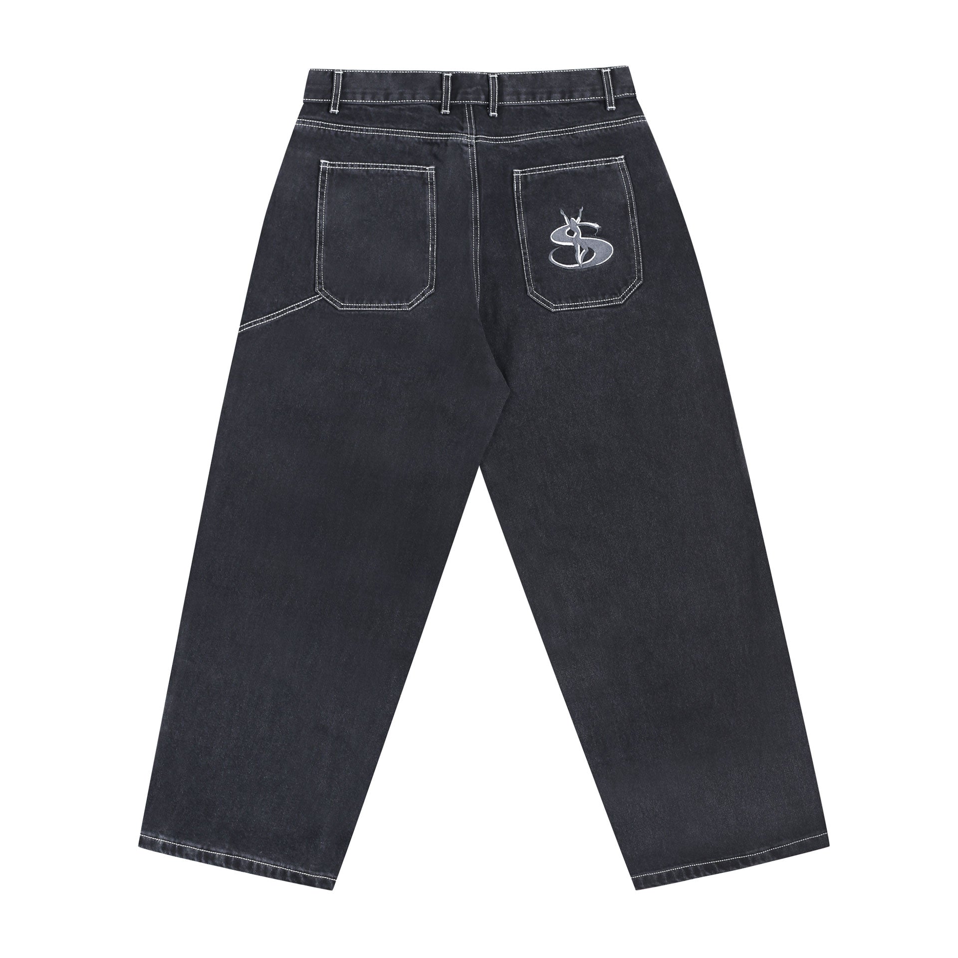 GROUPMAREK GMK Matrix Slogan Denim Pants-