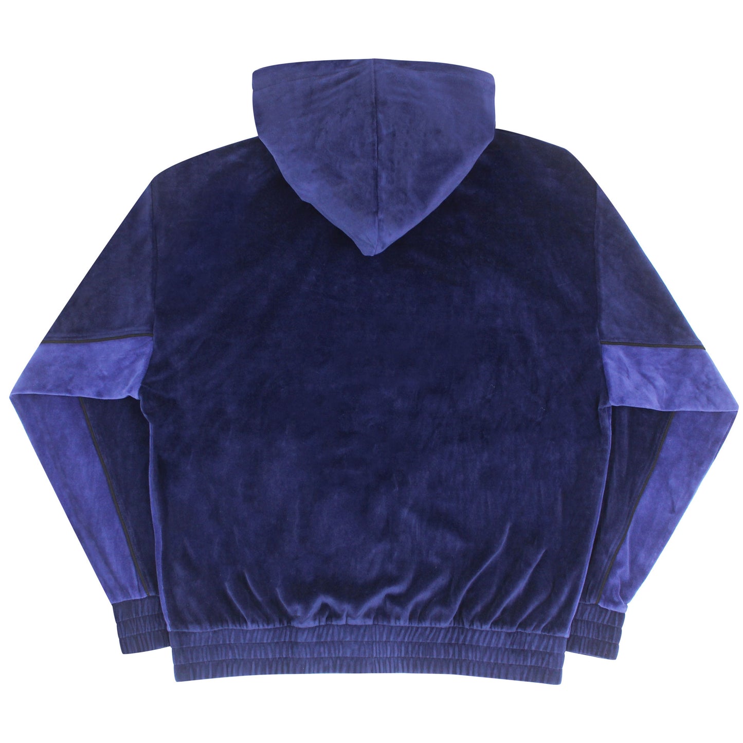 Gem Velour Zip Hood (Navy/Blue)