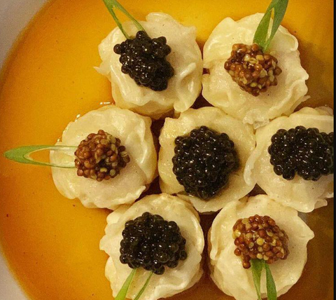 Shrimp Shumai With Haute Caviar