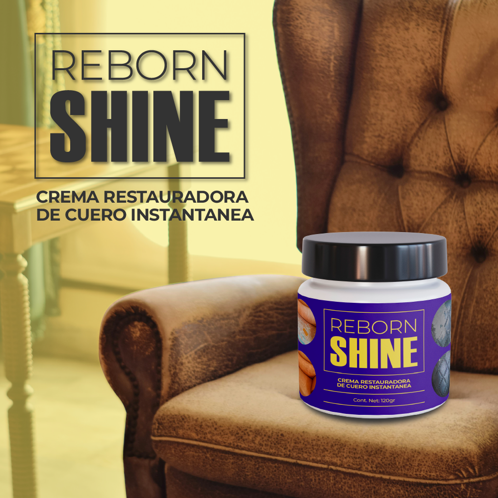 RebornShine™- Crema restauradora de cuero instantanea