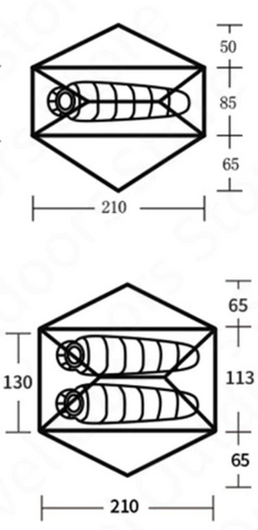 Camping Tents Size