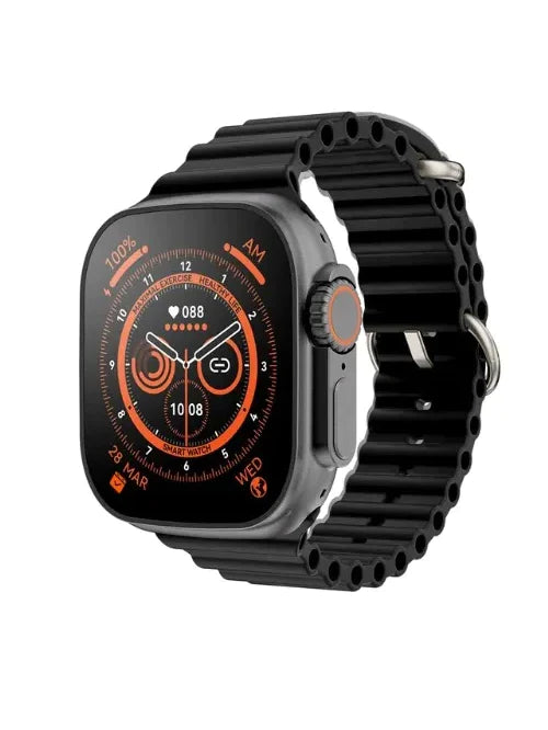 HK8PRO MAX New Ys gagets Present hk8 pro max Smart Watch with blutooth  connectivity and wirless Charger Set of 1… : : Electronics