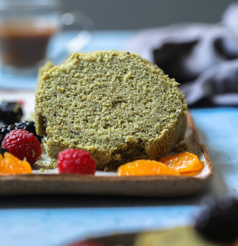 Steamed Matcha Cake