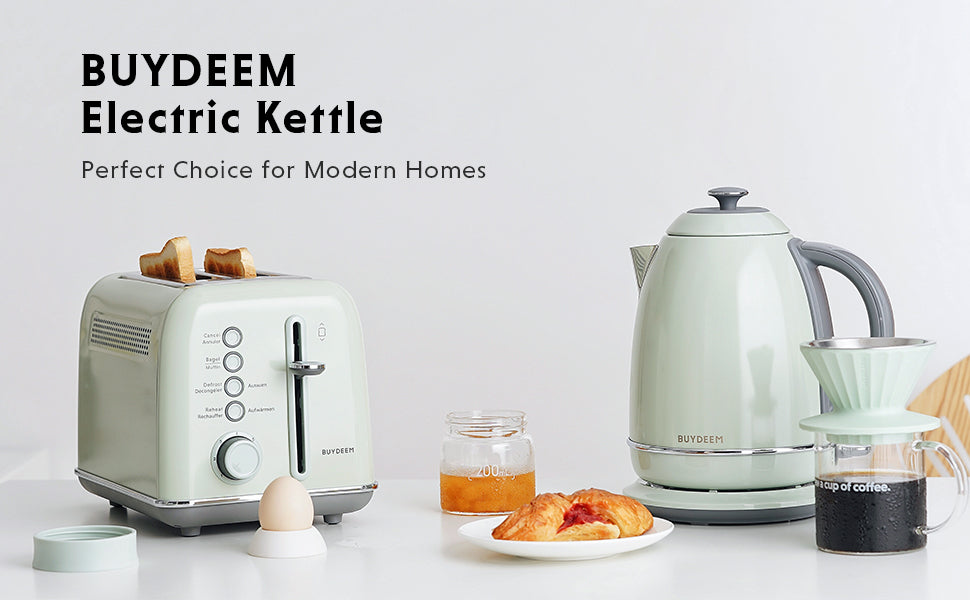 Overview and Demo of BUYDEEM Electric Tea Kettle 