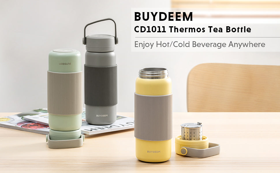 Water Bottle Stainless Steel Thermos For Tea Drinkware Vacuum
