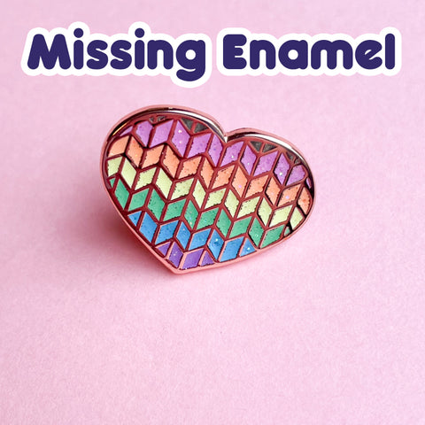 Missing enamel 