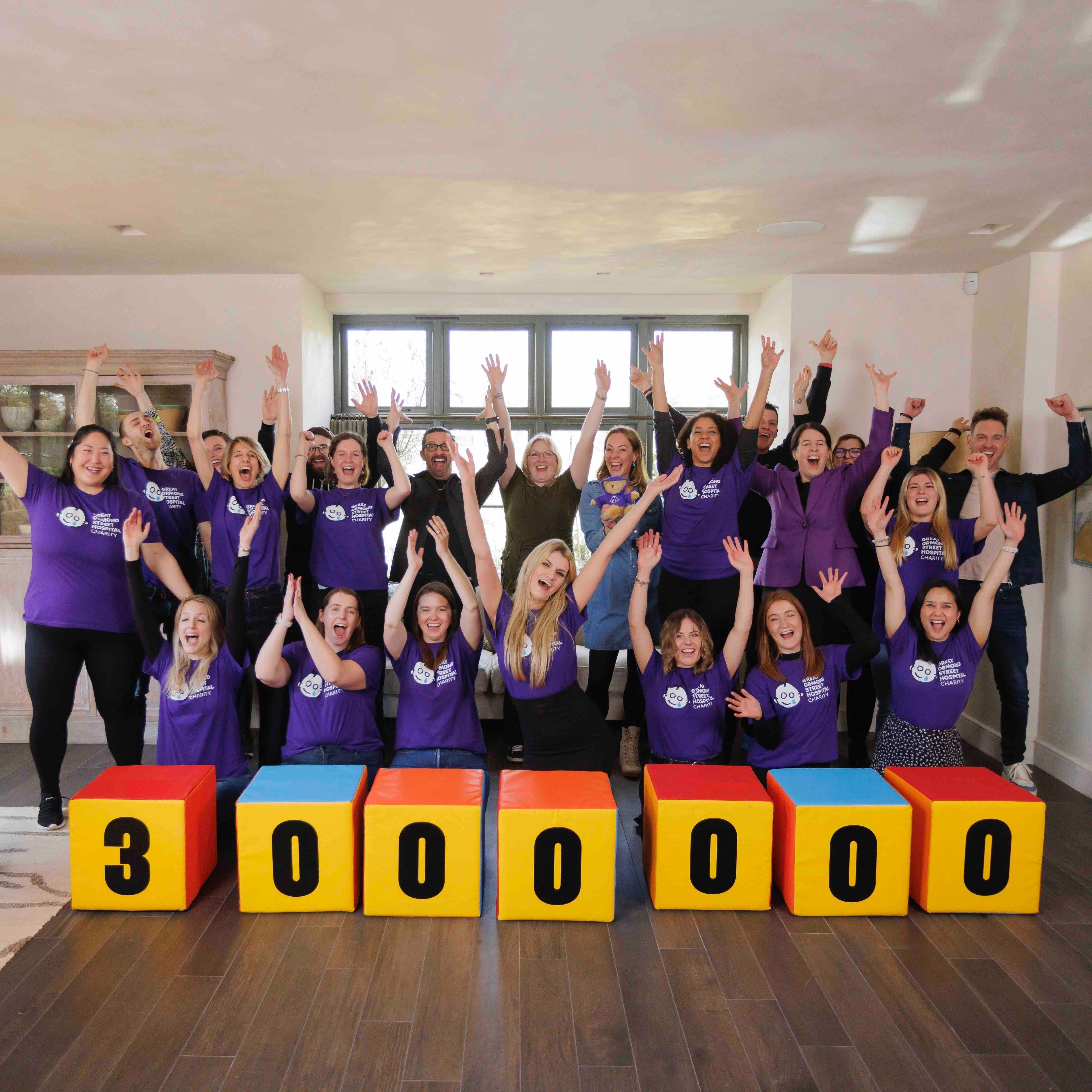 Together We’ve Raised £3,500,000 for GOSH Charity