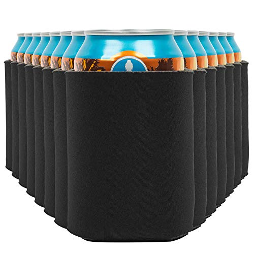 KelvZ Finger Grip Insulated Can Cooler with Two Foam Can Sleeves, 18/8  Stainless Steel Beer Holder Fits 12 oz Cans & Bottles, Insulated Can Holder  Coolie