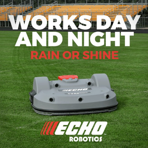 Echo robot lawn mower works hard for you