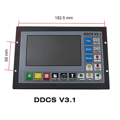 DDCS V3.1 Digital Dream Offline CNC Controller Dimensions