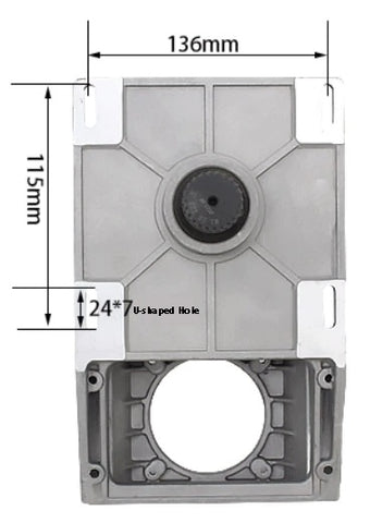 helical pinion gearbox dimensions