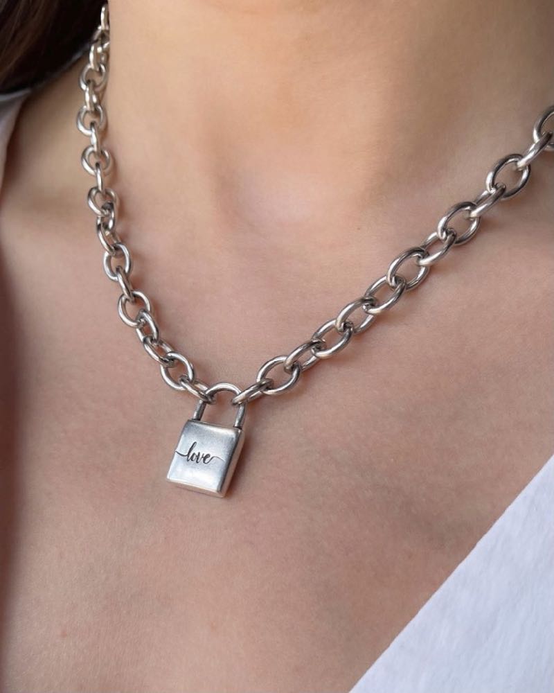 love lock necklace