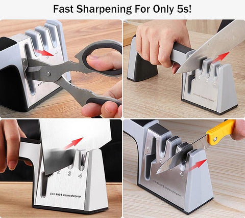 4 in 1 Knife & Scissor Sharpener – MyMood Kitchen