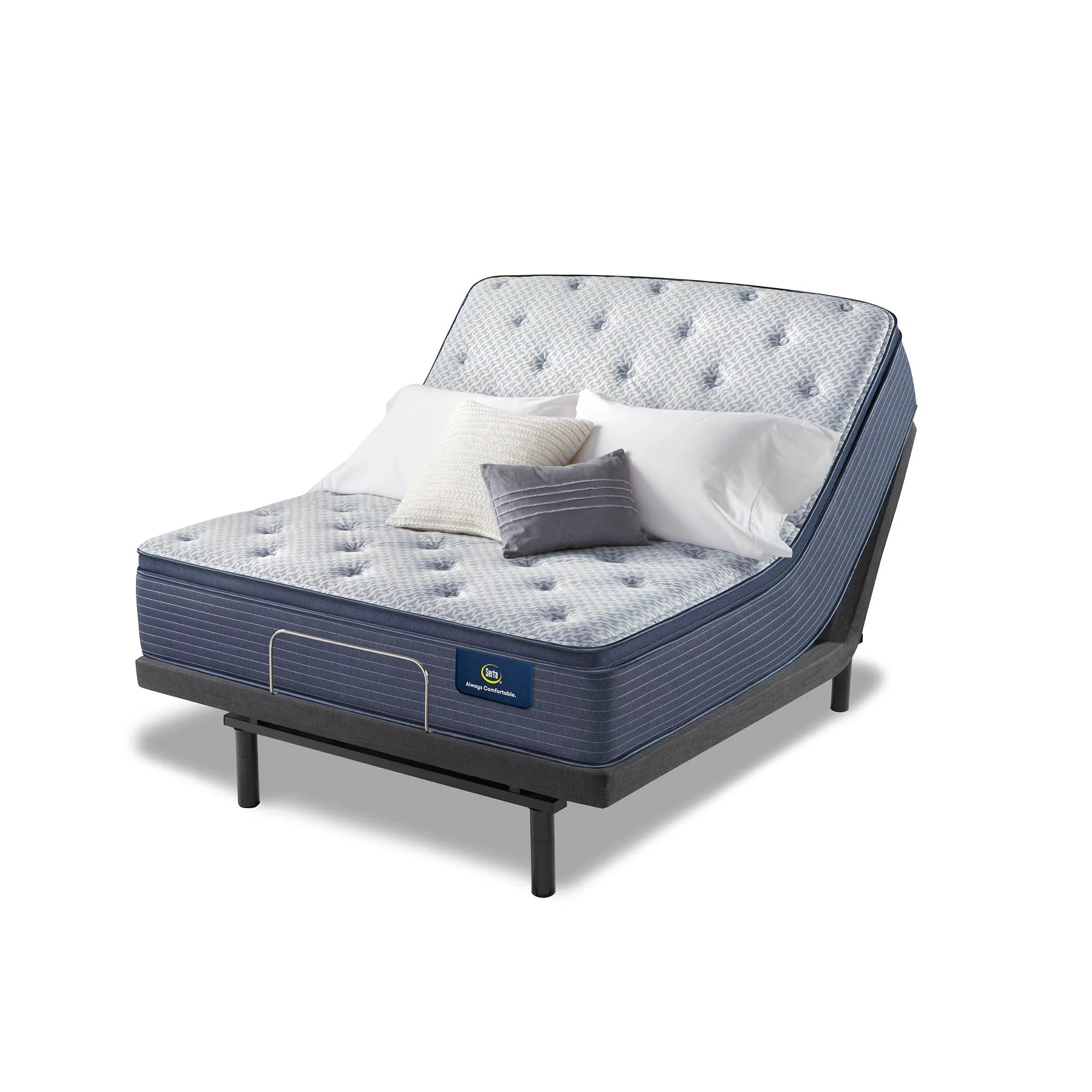 serta serene sky plush pillow top mattress with adjustable base - mattress mars