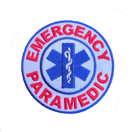 Emergency Medical Services EMS Patch (3 Inch) Embroidered Iron or