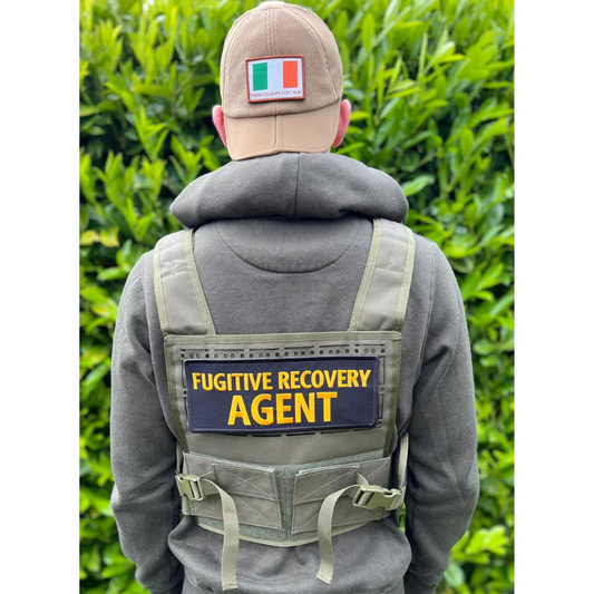  Agent Executive Protection Vest Patch for Plate Carrier -  Embroidery Patches 4x10 inch & 2x5 inch with Hook - Vest Patch for Tactical  Jacket Clothing Uniform Cap Backpack : Everything Else