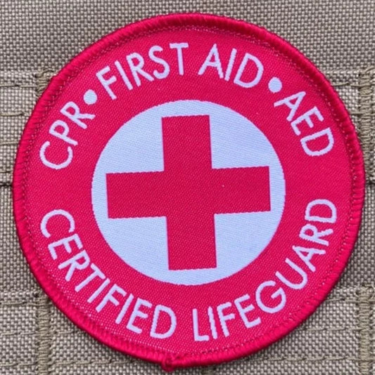 AED First Aid CPR Trained Patch (3 Inch) Embroidered Iron/Sew-on Badge –  karmapatch.com