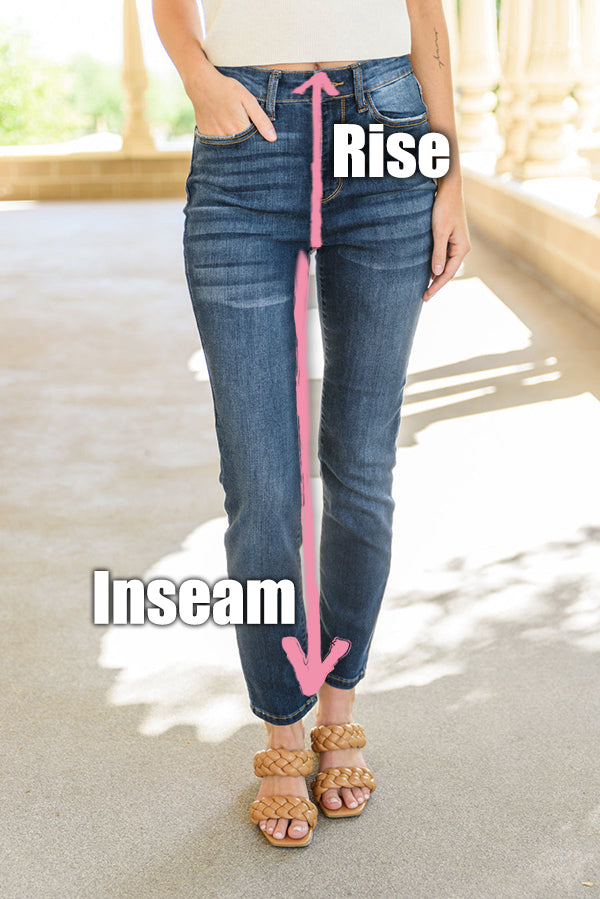 measuring rise and inseam on jeans