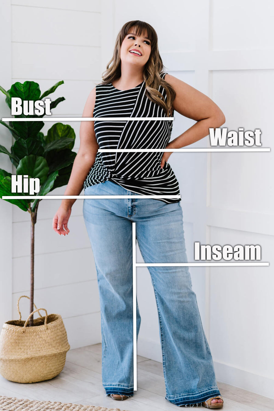 where to take women's measurement for clothes