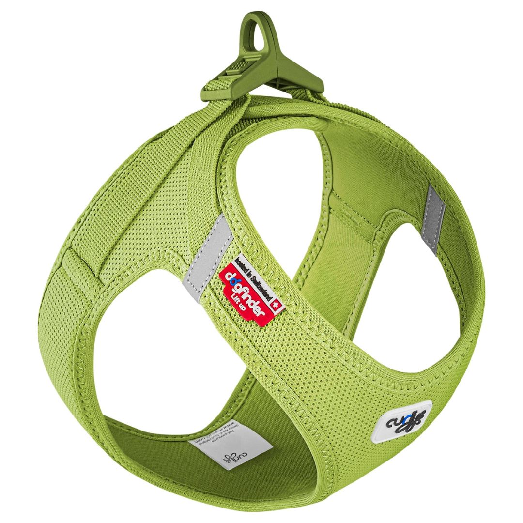 Curli Vest sele Clasp Air-Mesh - Lime 3XS