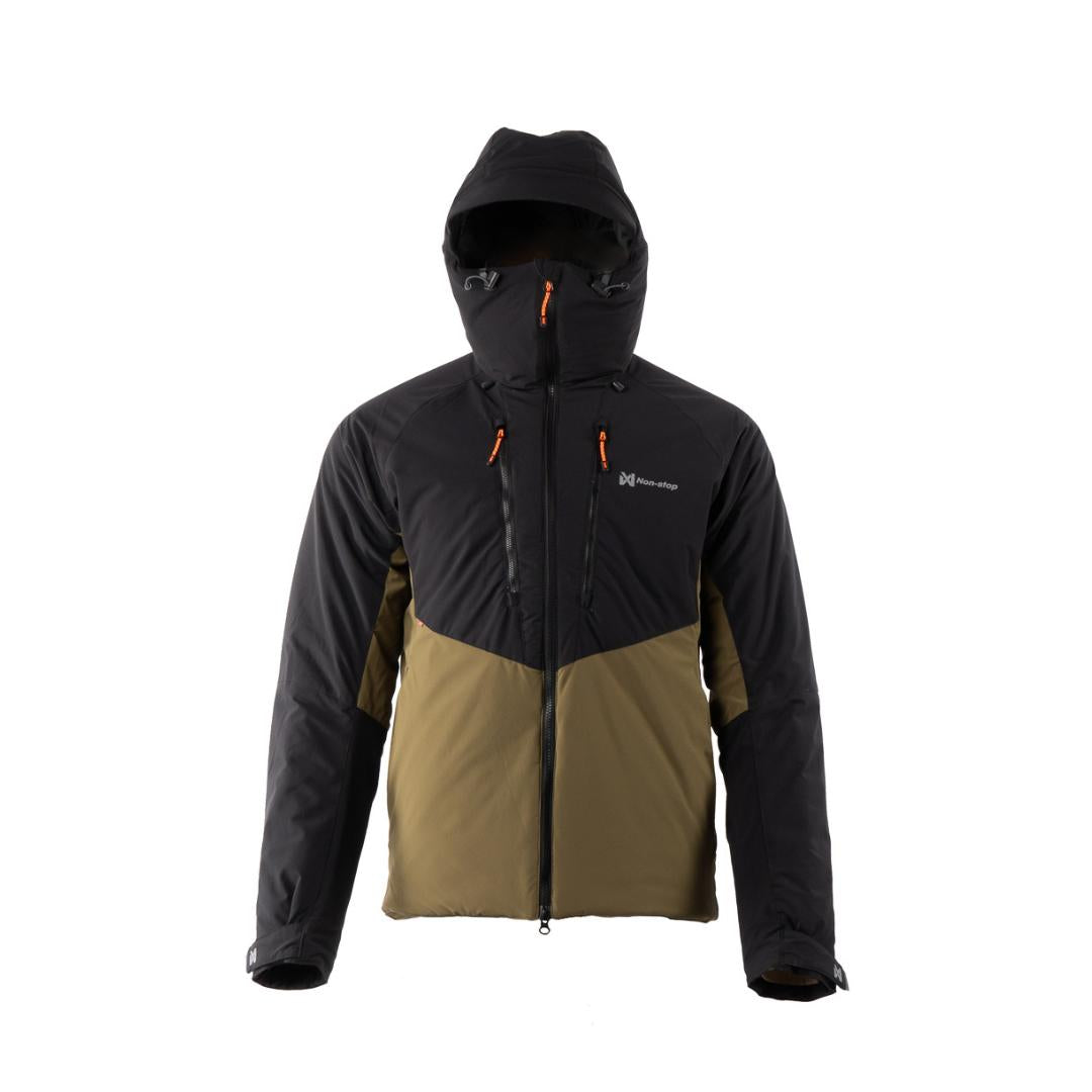 Non-stop Trail isolator+ jacket Men's - Black/Olive L