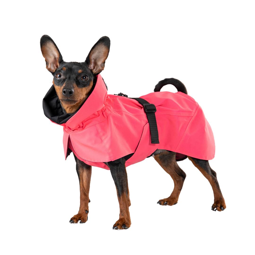PAIKKA Visibility Raincoat Lite - Hot pink 30