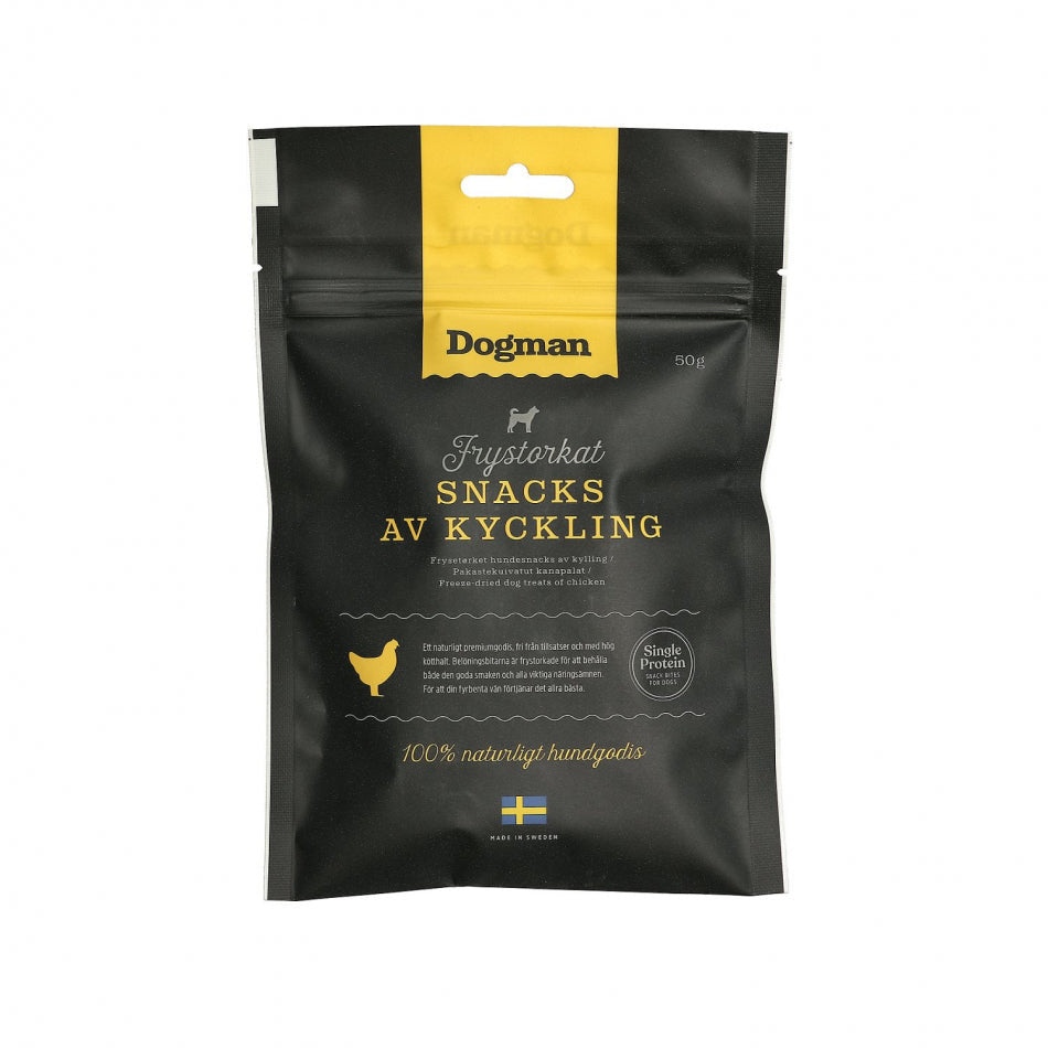 Dogman Frystorkat snacks av Kyckling 50 g