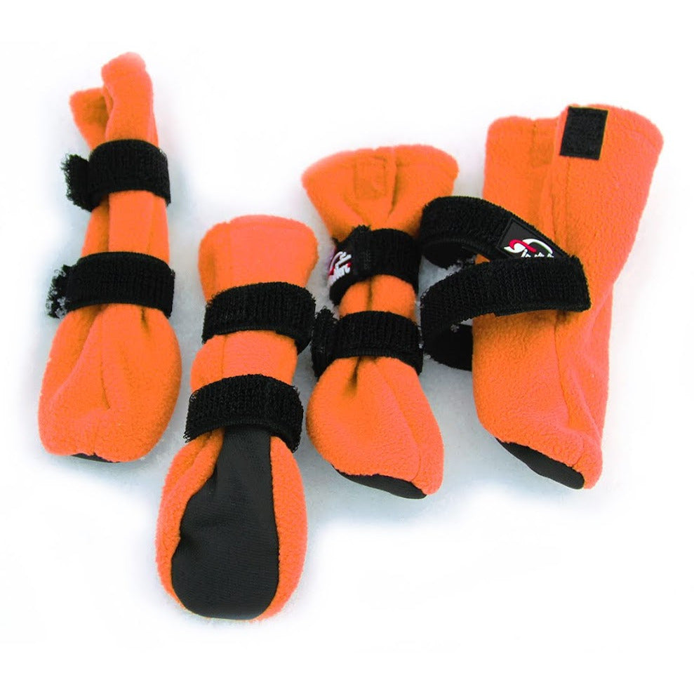 FinNero Halla Booties Hundskor 4-pack - Orange XL